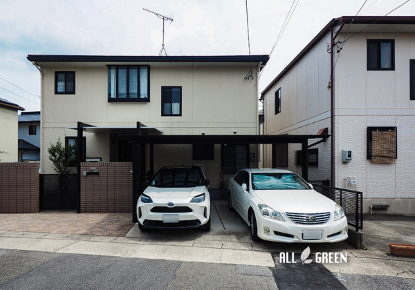 名古屋市のカーポートSCを使用した外構リフォーム